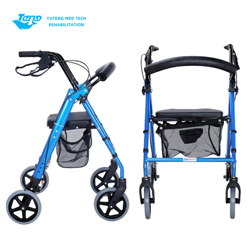 Aluminum Rollator with Seat detail 5