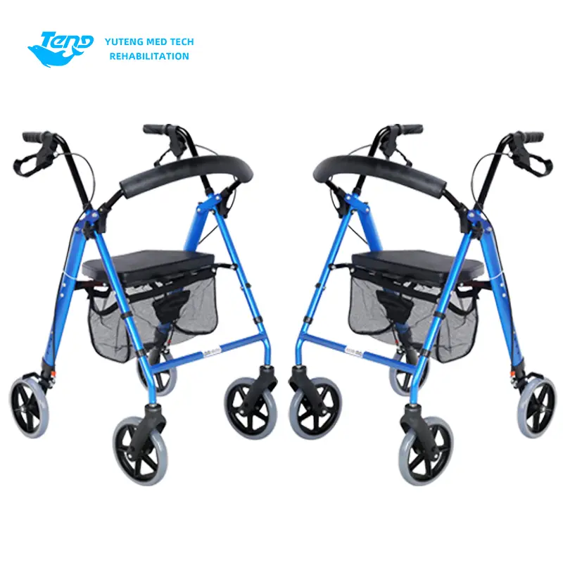 Aluminum Rollator with Seat detail 6