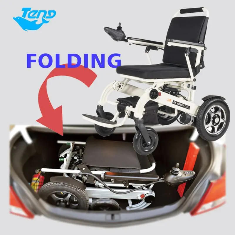 Electric Folding Wheelchair view 2