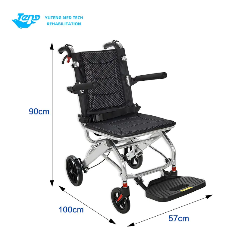 Lightweight Folding Wheelchair view 2