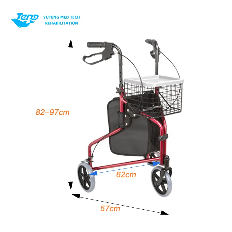 Three Wheel Rollator Walker detail 2