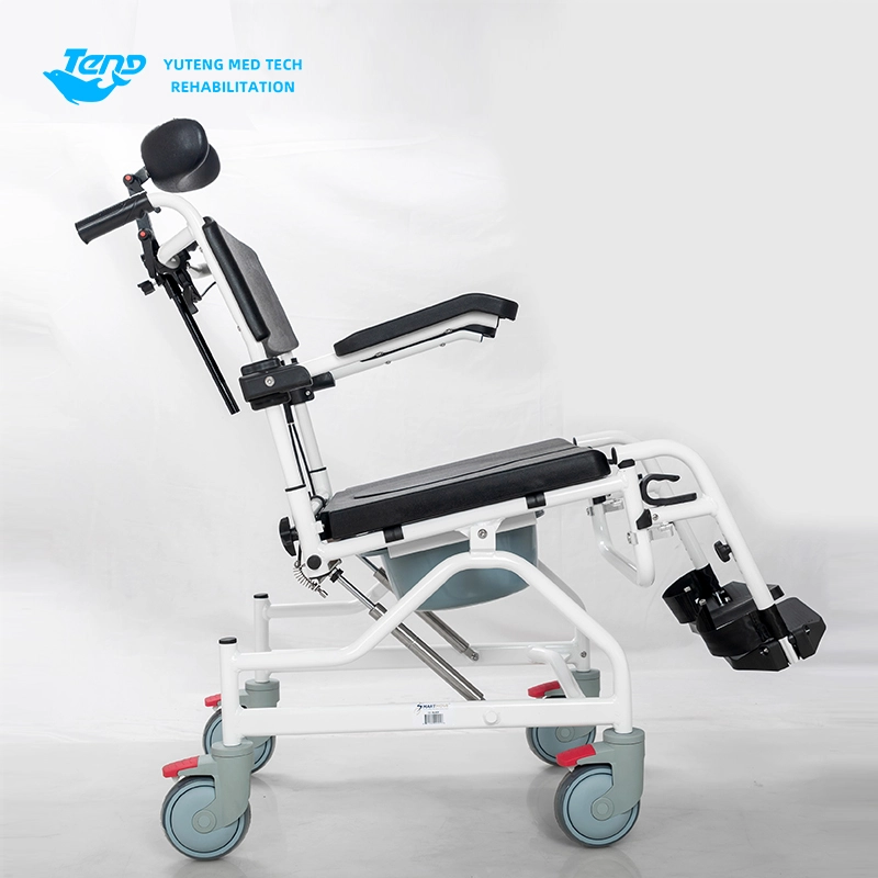 Reclining Commode Wheelchair view 4
