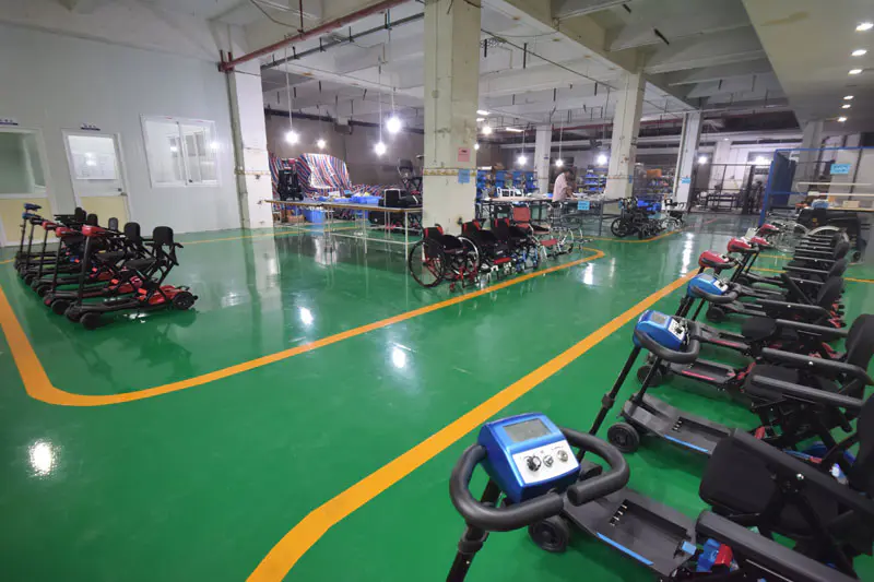 Yuteng wheelchair workshop photo 5